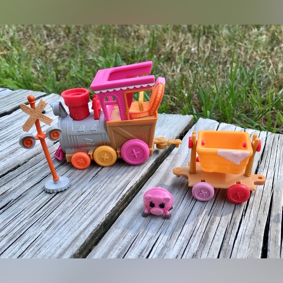 LALALOOPSY Silly Train Extra Carts & Animals Ride For Doll Works Great Pig Sheep - Picture 5 of 16